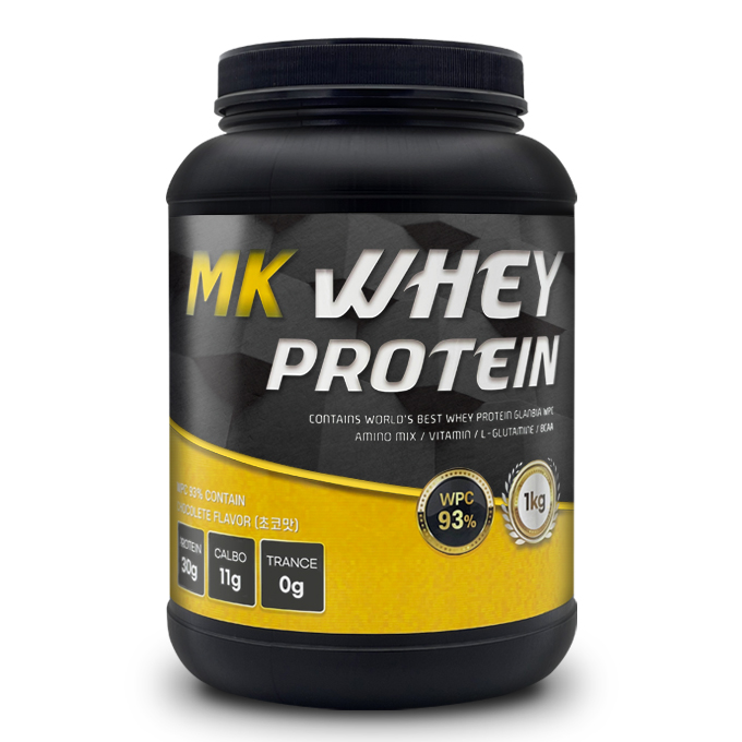 엠케이웨이프로틴 1kg (1통) 초코맛 단백질/데피니션 도움